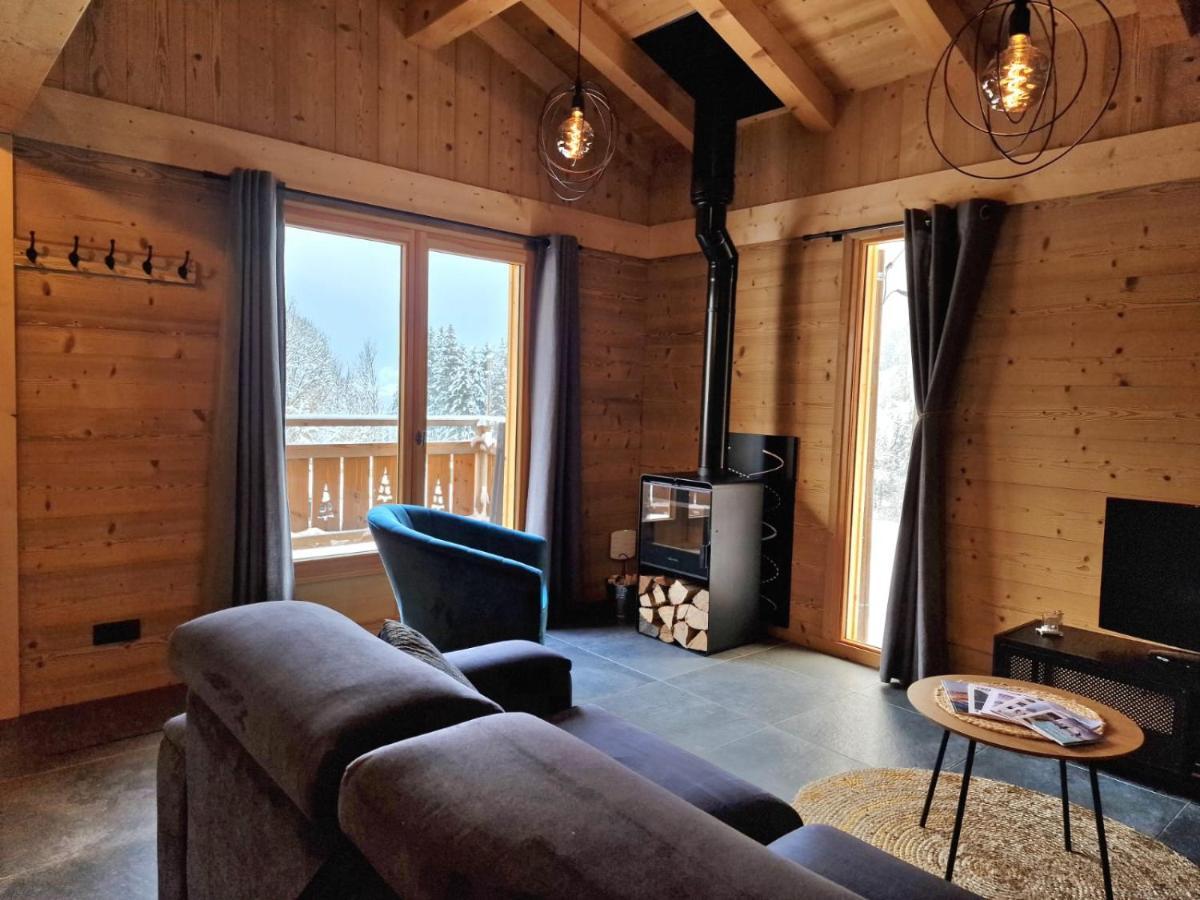 Chalet Cosy Et Moderne Vue Montagnes Seytroux 외부 사진